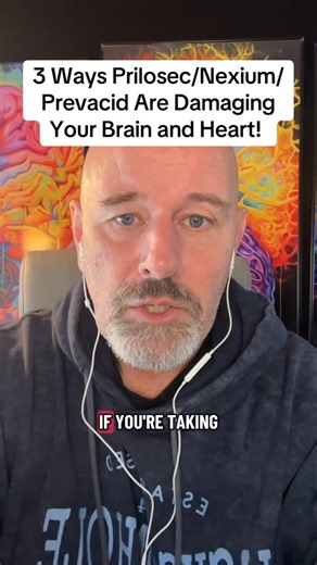 Clint Steele | 3 Ways Prilosec/Nexium/ Prevacid Are Damaging Your Brain and Heart! #acidreflux #dementia #stroke #heartattack #fyp | Instagram