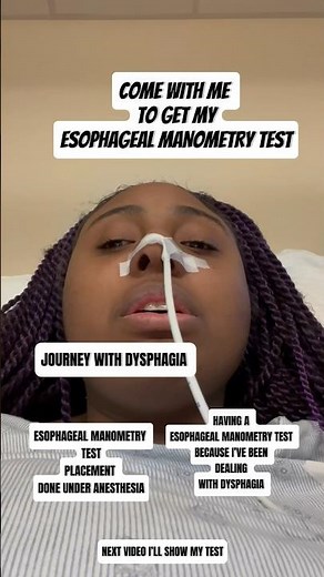 Esophageal Manometry Test (Journey w/t dysphagia) | #ManometryTest #dysphagia #difficultyswallowing