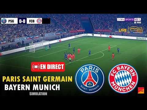 🔴EN DIRECT : PSG vs BAYERN MUNICH | eFootball PES 2021 Simulation Gameplay PC