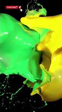 Satisfying Paint Splash 🎨 Most Relaxing Color Explosion Ever! #shorts #music