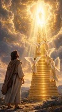 Jacob's Stairway to Heaven 😱 The Dream That Changed History! | Bible Animation #shorts