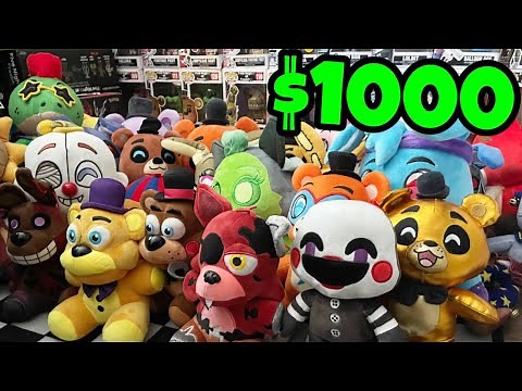 UNBOXING $1000 OF FIVE NIGHTS AT FREDDY’S PLUSHIES!!! || HUGE FNAF Plush Haul 2024