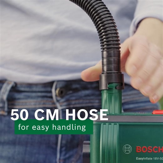 Get pumped up this summer ☀️ The EasyInflate 18V is the perfect pump for inflating and deflating all your summer essentials – from air mattresses to paddling pools and beach balls. 🏖️ Weighing just 0.75 kg and with a 50 cm hose and three nozzles, it’s compact and ready to use wherever you are – in your garden, at the campsite or on the beach. 🏕️😎 Where would you use it this summer? | Bosch DIY and Garden