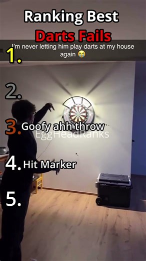 Ranking The Worst Darts Throws Ever #darts #fails