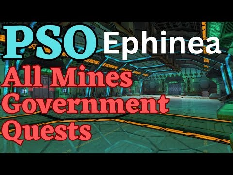 PSO: Episode 1 - All Mines Government Quests