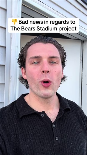 👎 Bad news in regards to The Bears Stadium project. #chicagobears #bearsnation #dabears #chicago #illinois