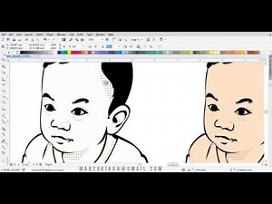HOW TO DRAW SIMPLE LINE ART VECTOR WITH COREL DRAW