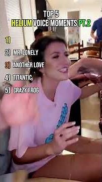 Top 5 Funniest Helium Voice Moments EVER 😂 (Part 2 Will Break You)