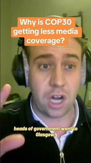 Why is COP30 getting less media coverage? #shorts #cop30 #brazil