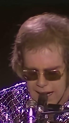Elton John with "Rocket Man"