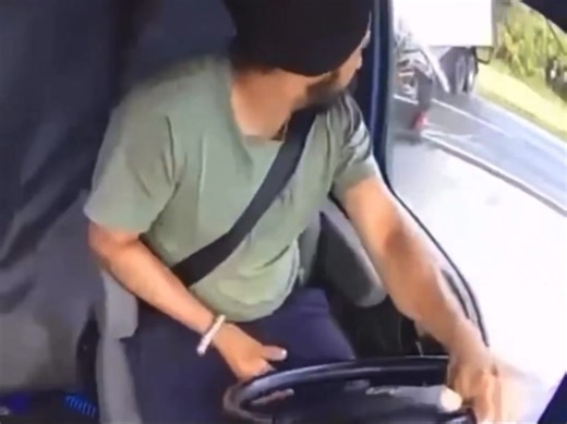 30K views · 248 reactions | INSANE: During a Department of Transportation interview, Harjinder Singh, the illegal alien truck driver who killed three Americans in Florida, FAILED an English Language Proficiency test, answering only 2 of 12 questions and identifying 1 of 4 traffic signs correctly. This same guy was given a commercial license by the state of California despite being an illegal alien. | Kevin Steele | Facebook