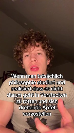 Philosophie studieren: Nicht nur drehende Äpfel und Verstecke