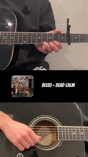 guitar tutorials | “bleed - dead calm” guitar tutorial #guitar #deadcalm #fyp #guitartutorial #guitartabs | Instagram