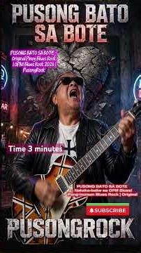 PUSONG BATO SA BOTE - Original Tagalog Blues Rock | PusongRock | HeartrockDavid