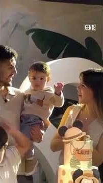 CUMPLE Y BAUTISMO DE LAUTARO, HIJO DE LEANDRO PAREDES Y CAMILA GALANTE UN AÑO CUMPLIÓ
