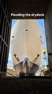 176K views · 2.9K reactions | Dry docks: mine’s flooding, his is floating. Cameo from my husband, @chief_nikolapetrovic who’s working on a dock big enough to hold the world’s largest cruise ship. Meanwhile here in Ancona, we’re making waves with Four Seasons I! | Kate McCue | Facebook
