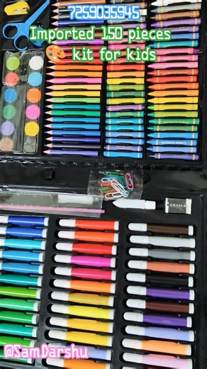 Imported 150 pieces painting kit for kids DM to order at best price @SDCreationsSamDarshu