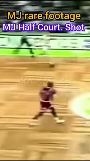 Michael Jordan Rare Footage of Half Court Shot! #nba #nbatrending #shorts #basketball #mj #GOAT