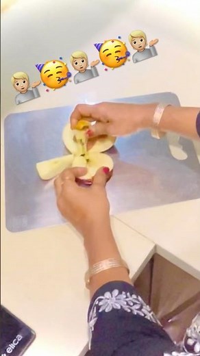 MUST TRY Apple 🍎 Cutting Hack! 🥳 #youtubeshorts