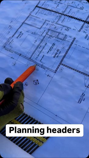 Mahlon Allgyer on Instagram: "Here’s an easy way to determine header lengths before you build your walls #tutorial #framingtutorial #framing #howto #diy#construction #constructionlife #customhomes#builder #homebuilders #buildersofig #newhome #remodel #decks #oregon #bend #bendoregon #reels #summer #trending #dewalt #deck#porch #insta #timberframe #timber #timberframing #timberframinghouse #roofing #roofingcontractor"