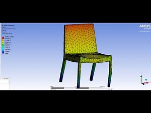 #Learn_With_Suraj Chair Deformation Structural Analysis Using #Ansys Workbench #Static_Structural