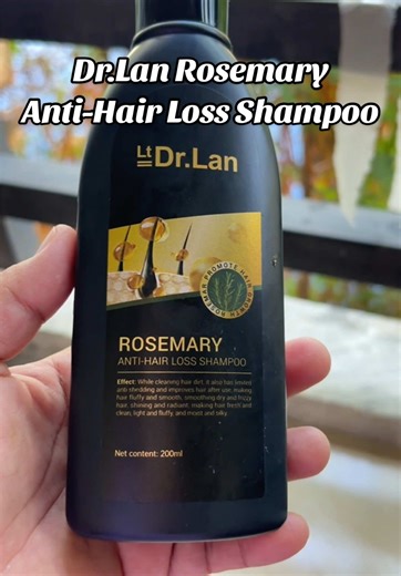 Dr. Lan Rosemary Shampoo — Gentle Anti-Hair Loss Care