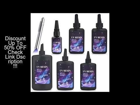 UV Bonding &Welding Glue Kit Super Bonding UV Glue With Black Light Quick-Drying For Bonding Glass,