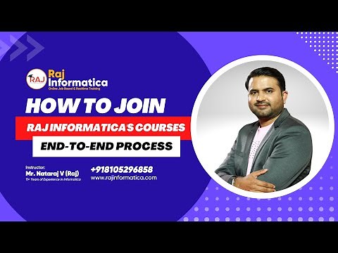 How To Join Raj Informatica Course End to End process