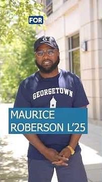 Spotlighting Georgetown Law’s Class of 2025: Maurice Roberson, L’25