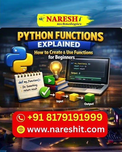 Top Python Functions Explained: How to Create & Use Functions for Beginners | AI Jobs 2026 | AI.