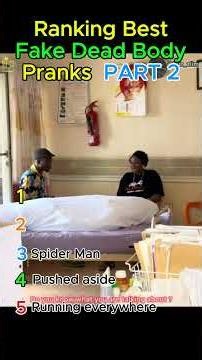 Ranking Best Fake Dead Body Pranks PART 2 💀😂 #prank #funny #shorts