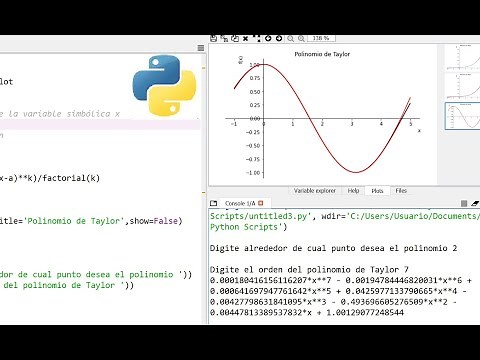 Serie de Taylor en Python