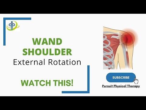 Wand shoulder external rotation | Pursuit Physical Therapy