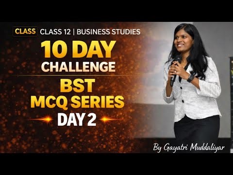 10 Days MCQ Challenge | Class 12 Board Exam Practice | BST |