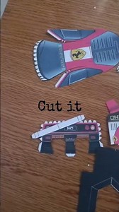 paper craft ferrari f40 tutorial