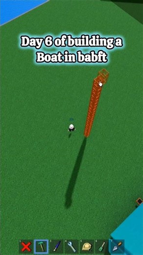 Day 6 of Building a Boat in Build a Boat for Treasure #babft #roblox #boat