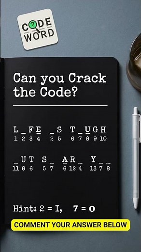 Day 27 of Daily Cryptogram 🧠Can you crack it? 🔍Drop your answer below 👇