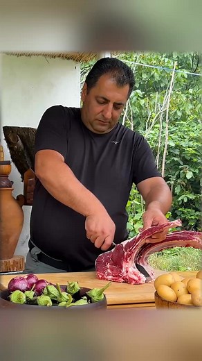 Tender meat and flavorful vegetables cooked over open flames, infusing each bite with smoky goodness. #OpenFireCooking #GrilledVegetables #OutdoorCooking #Cooking | Wilderness Grill