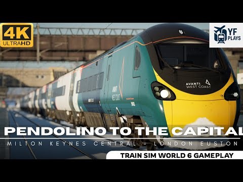 Train Sim World 6 | Pendolino to the Capital | Class 390 | Milton Keynes - Euston (No Commentary)
