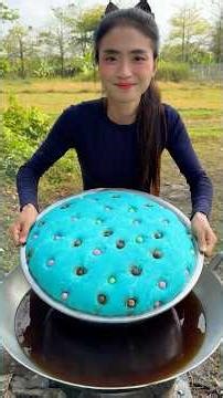 Cooking deep fried crispy cake recipe