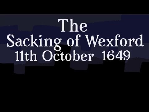 The sacking of Wexford | a short animation |