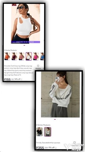 Clean & classy outfit 🤍🖤 Meesho finds Link in Description #whiteoutfit #meesho #classylook