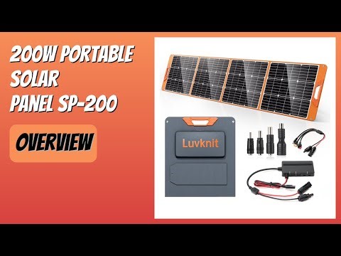 REVIEW (2025): 200W Portable Solar Panel SP-200. Features