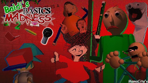 欸你怎么活了。Baldi周通关流程 | Baldi's Basics Madness V2