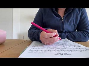 ASMR Annotating Sheet Music Intoxicating Sounds Sleep Help Relaxation