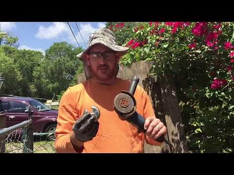 Grinder vs Brinks disc padlock R70 !!!. A very effective way to cut a lock