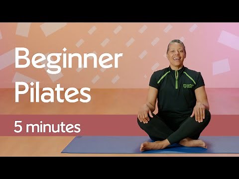 5-minute beginner Pilates with Michaela | Build core strength