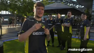 s1mple signing camera on Make a GIF