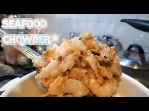 (Easy) Million Dollar Seafood Chowder|The Best Bowl of Seafood chowder|Cooking with Carters Eat