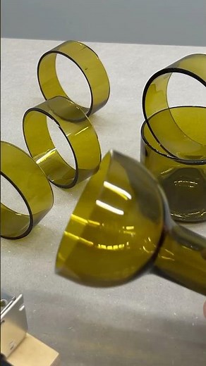 Cut Glass Bottle With Just A Hot Wire?